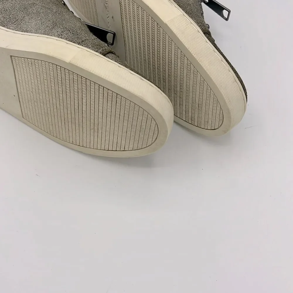 Frye & Co Victoria moto stud leather zip front sneaker